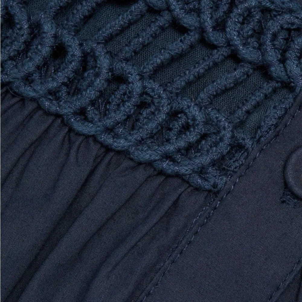 Ramy brook Eloisa Cotton Navy dress - Picture 2 of 4